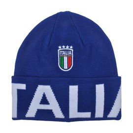 FIGC Unisex Beanie Hat, blue