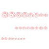 French Tip Press on Toe Nails Spring Fake Toenails with