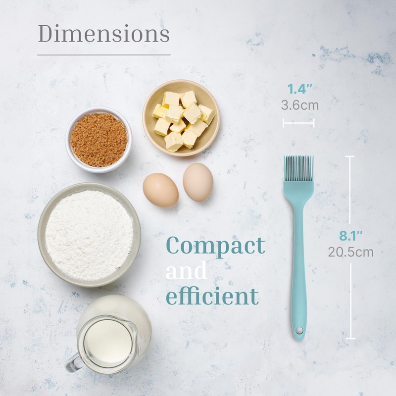 Silicone Pastry Brush Set – 2-Piece Set of Basting Brushes