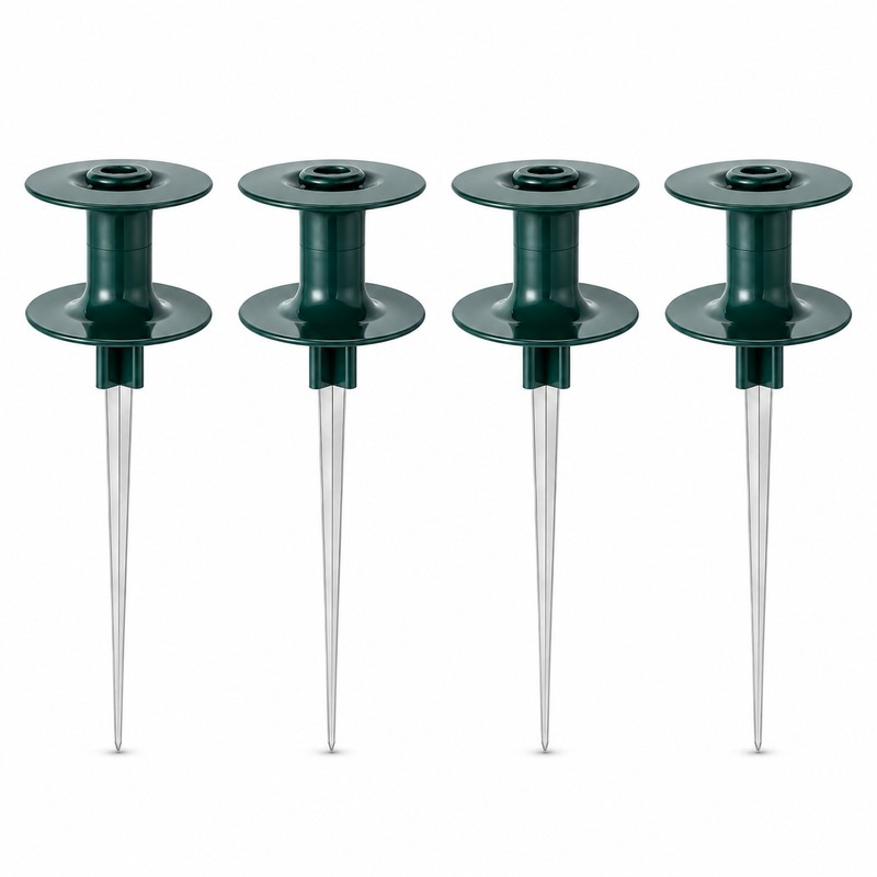 Garden Hose Guide Spikes for Yard Use – 2-Piece ABS