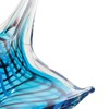 Beachcombers Blue Glass Stingray Figurine, 6.89-inches Length, Home Decor Accessories,