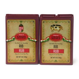 Szeged - Rib Rub / Gourmet Rub / 2 -5 Oz. Tins