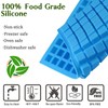 JOERSH Square Candy Molds Silicone Molds for Hard Candy, Gummy,