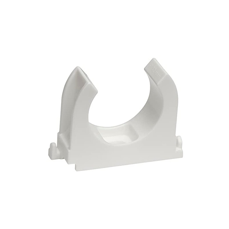 SOMA Pipe Clip 32mm White Pack of 18