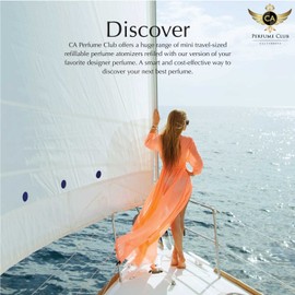 CA Perfume Duo Impression of Original Santal For Men Eau de Parfum Refillable Atomizer Sprayer + Fragrance Body Oil Long Lasting Sample Travel Size Roll-On Bottle 0.27 Fl Oz+0.33 Fl Oz