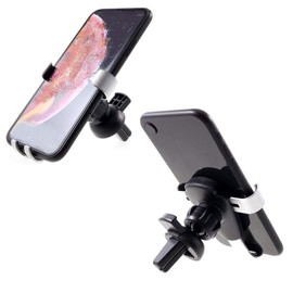 DFVmobile - Gravity Air Vent Phone Car Mount Holder with Clip for Motorola Moto G100 (2021) - Black