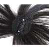 Invisible Human Hair Toppers For Women 3D Air Bangs Hair