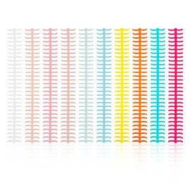 Lotsdonxia 10 PCS Plastic Binding Combs | 30-Hole Spiral Coils for Documents, A4/B5/A5 | Reusable, Trimmable & 10 Colours | Compatible with Binding Machines, School, Office Supplies