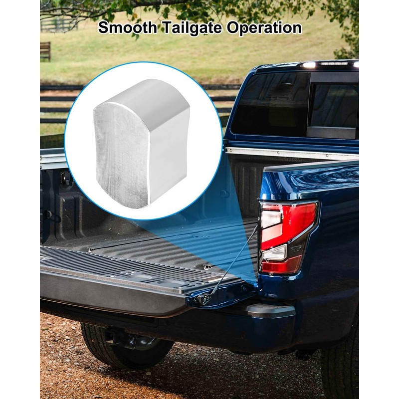 WUMZIJ Upgrade Aluminum Tailgate Hinge Bushing Compatible with Nissan Titan