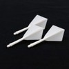 CUESOUL ROST Integrated Dart Shaft and Flights Medium,White Diamond Shape,Set