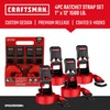 CRAFTSMAN CMXAZBS15004 Black/Red 1" x 12' Ratchet Tie Down Straps