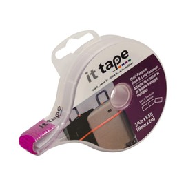IT Tape Hook and Loop Fastener ¾ Inch x 2 Meters Purple with Dispenser