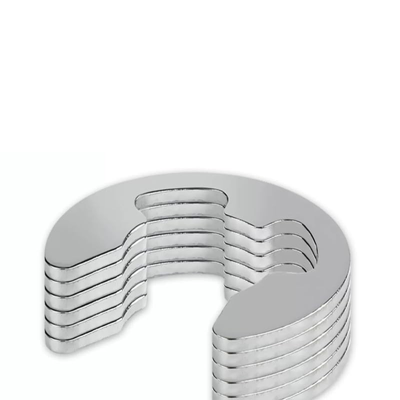 100Pcs Stainless Steel E-Clip Circlip,Stainless Steel Circlips Assorted,E-Clip Internal External