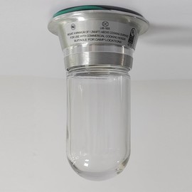 Restaurant Canopy Hood Light Fixture with Thermal and Shock Resistant Globe