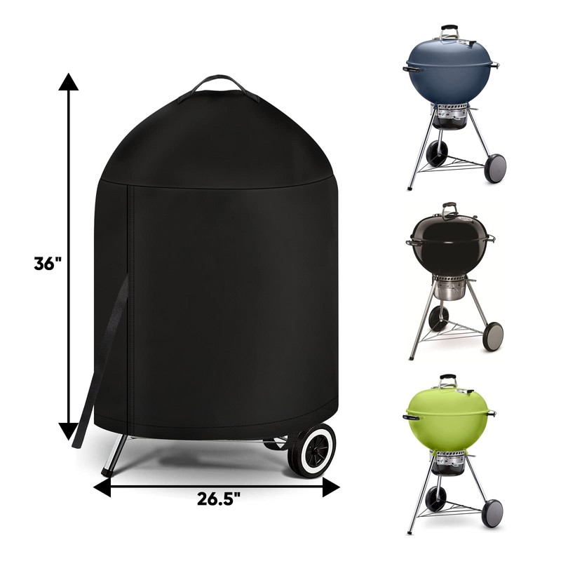 iCOVER Grill Cover for Weber 22 Inch Charcoal Kettle- Heavy