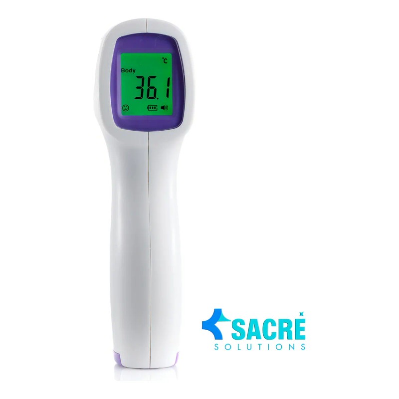 Termómetro Infrarrojo Digital Temperatura Medico Corporal Blanco Sacre Solutions