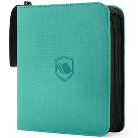 Pemocyny 1200 Pockets Trading Card Binder, PU Cover Zipper Card Collection Album, Sturdy Card Folder Holder for MTG, TCG, Game Cards, Sports Cards