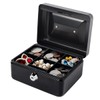 Small Lock Box with Money Tray, Cash Box for Kids,