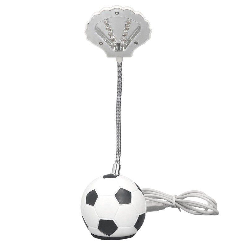 Miniature LED Table Lamp Soccer Desk Lamp Soccer Base Seashell