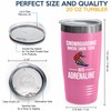 Snowboarding Pink Edition Viking Tumbler 20oz - Snowboarding Where snow