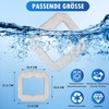 Pack of 8 Cleaning Cloth Replacement Parts for Ecovacs Winbot