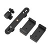 Double Phone Holder Tripod Mount Adapter Horizontal Vertical Shooting with