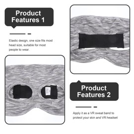 DOITOOL Vr Headset Mask Cover Sleep Mask Padding Eye Cover Pad Washable Elastic Face for Vr