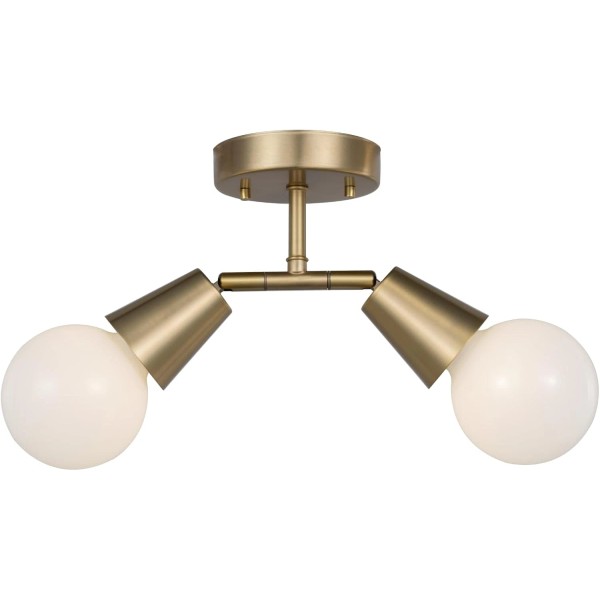 Does not apply 2-Light Modern Track Lighting Kit,Matte Brass Pivot
