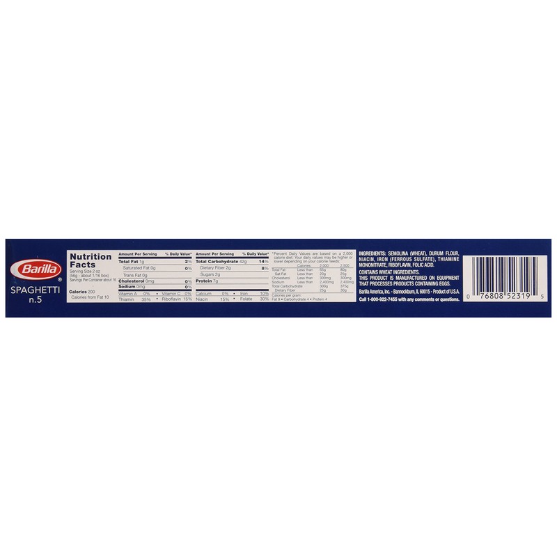 Barilla Spaghetti Pasta, 32 oz