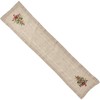 SARO LIFESTYLE 60041.N1654B Holly Collection Christmas Tree Embroidered Table Runner,