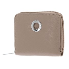 Mandarina Duck Women's Mellow Leather Wallet Travel Accessory Wallet, Warm Taupe