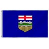 3×5 FT Alberta Flag,Large Canada Province Albetan Decor,Double Side Digital