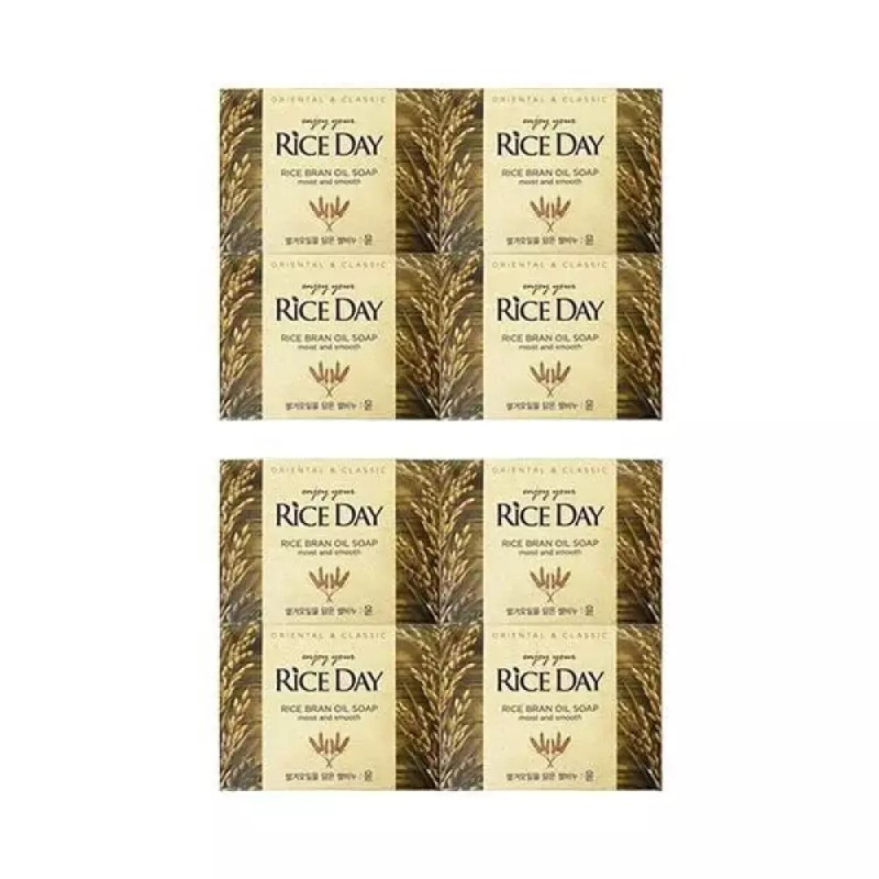 Rice Day [셀러허브]라이스데이 윤 비누 100g 4입 x2 /세안비누 (S12473907)