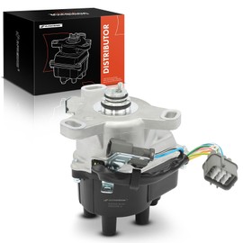 A-Premium Ignition Distributor with Module and Cap and Rotor Compatible with Honda Accord 1990-1991 2.2L