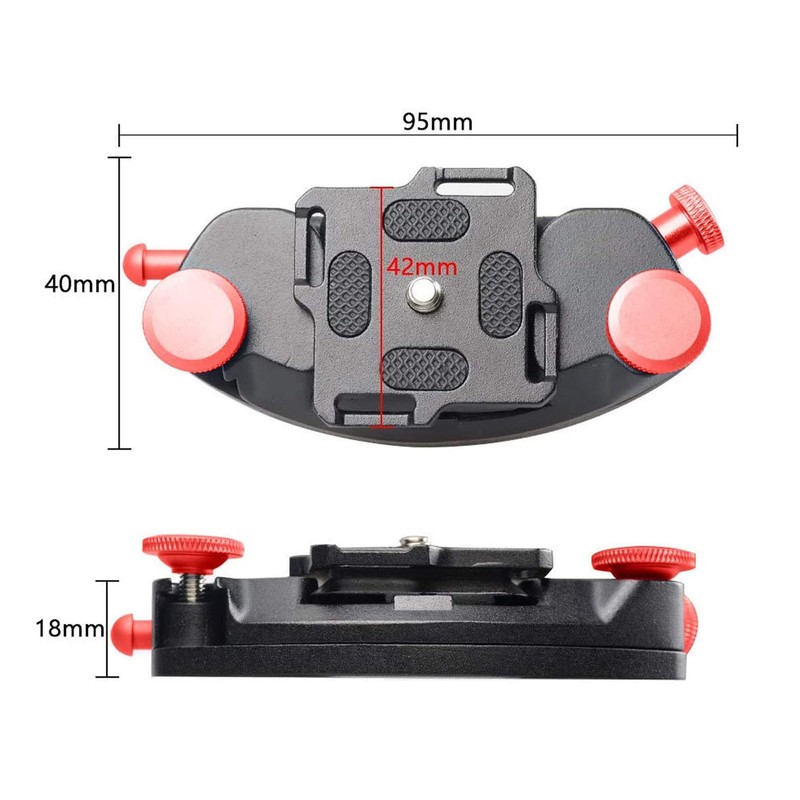 Camera Holder Clip Backpack, Belt Clip Quick Release for SLR