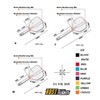 CUESOUL ROST Integrated Dart Shaft and Flights,big wing shape,Set of
