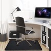 Office Rolling Chair Mat for Hardwood and Tile Floor, Black,