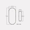 YUEKU WiFi Door Sensors Alarms Contact Wireless Door Window Magnet