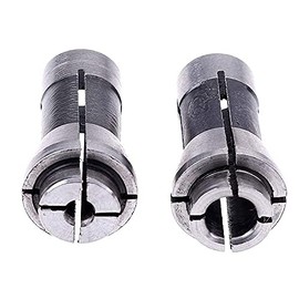 Luo ke 2 Pcs Industries Die Grinder Collet Carbon Steel Chuck Machine Clamping Collet For 3mm And 6mm Dia Arbors/Shanks