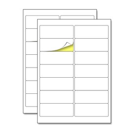 50 Sheets - White Address Labels Stickers, for Laser/Inkjet Printers - 14 per Sheet (A4), 99.1 x 38.1 mm