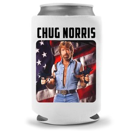 Cool Coast Products - Chuck Chug Norris Joke Coolie | Funny Father's Day Gift | Funny Novelty Coolie | Beer Beverage | Beer Under $10 Gifts | Neoprene Can Cooler