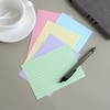 QAINJG A6 Ruled Index Crads, 400Pcs Revision Cards, 5 Colours