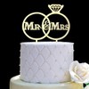 Decoración para tarta de boda con texto en inglés "Mr.