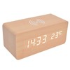 Clock Radios For Bedroom, Digital Alarm Clock with Wireless Charging
