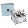 Arthur Court Designs Aluminum Metal Grapevine Flatware Silverware Caddy 8