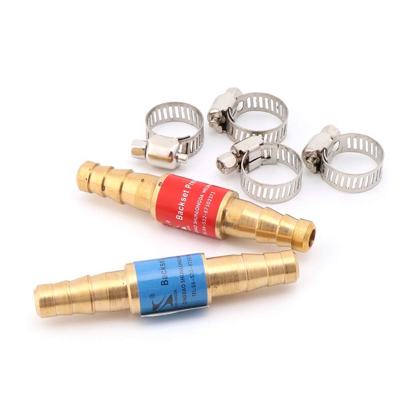 Ocobudbxw 2pcs Pipe Flashback Arrestors Of Acetylene Liquefied Gas Propane