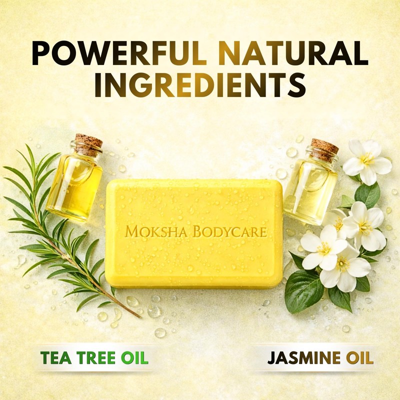 Tea Tree Oil & Jasmine Soap Blemished Skin Blackhead Pimple