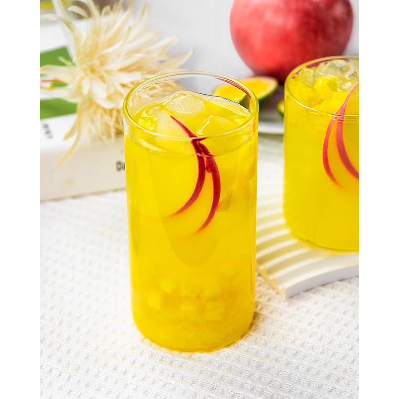 LUXU Drinking Glasses 19 oz, Thin Highball Glasses Set of