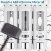 White 3-Chamber Wall Mounted Dispenser for Shower, Bathroom, Kitchen or