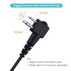 COMMIXC Shoulder Mic, Waterproof IP55 Handheld Speaker Mic with External